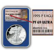 The Philadelphia Mint Proof American Eagle Silver Dollars EPP 3