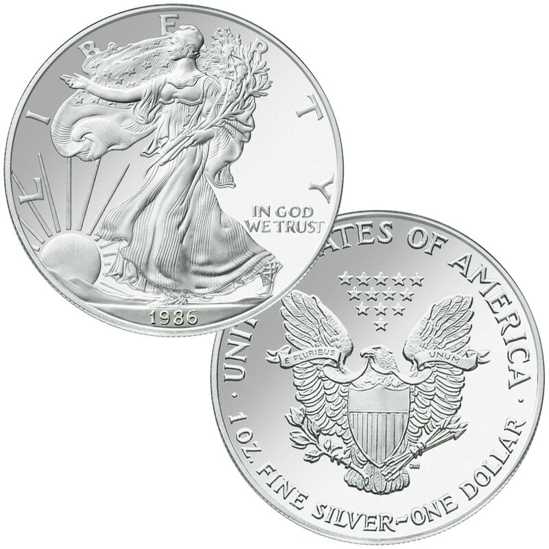 five decade set of original design uncirculated eagles SE5 d Coin