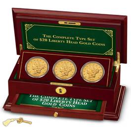 The Complete Type Set of 20 Liberty Head Gold Coins GDT 5
