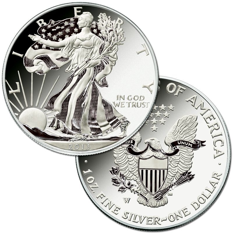 The Complete Set of American Eagle Silver Dollars SET 1