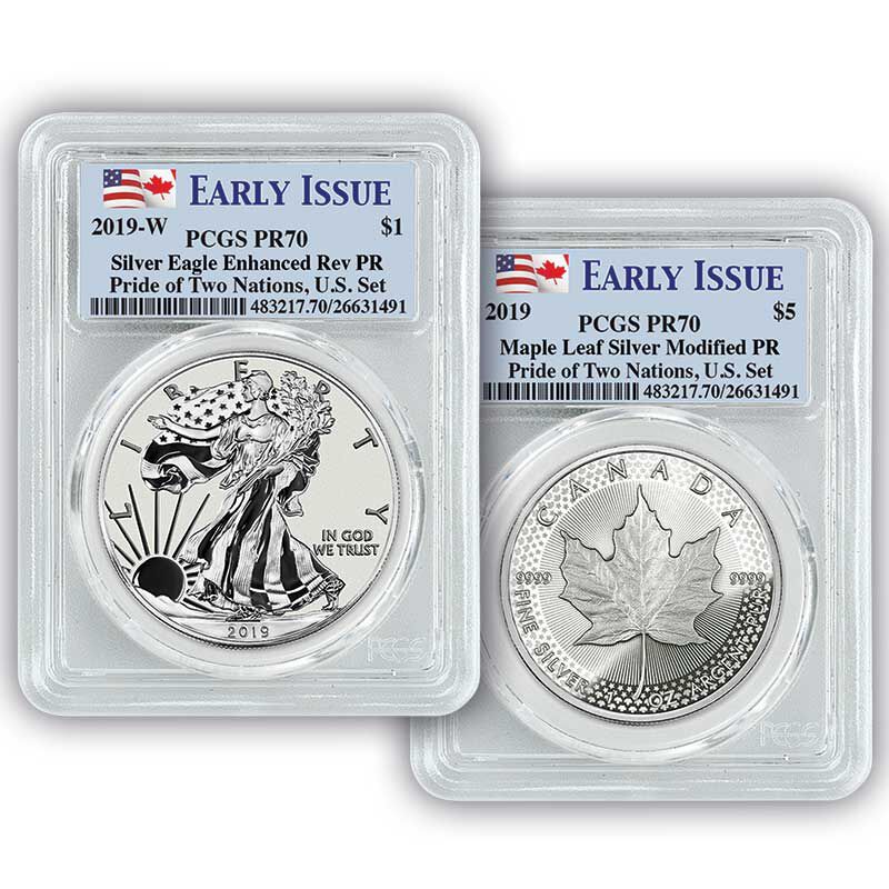 The Pride of Two Nations Early Issue Silver Coin Set PTN 3