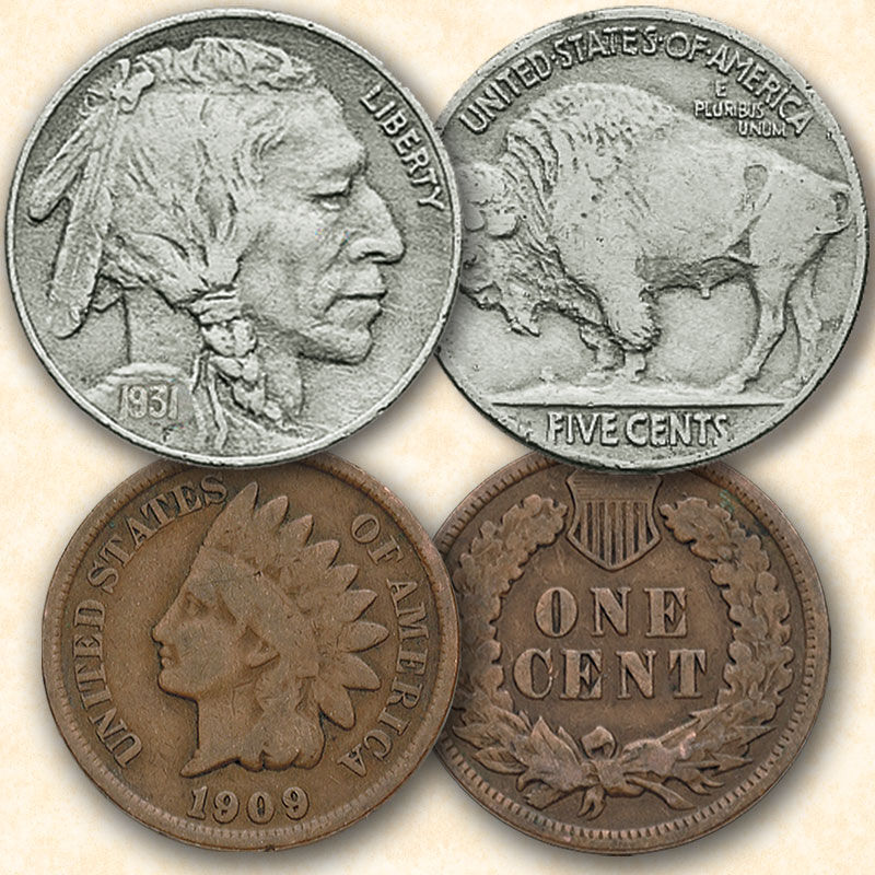 ensom kartoffel Uensartet The Last 20 Years of Indian Head Pennies and Buffalo Nickels