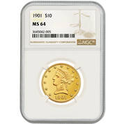 choice uncirculated us 10 dollar gold coin collection GCX a Main