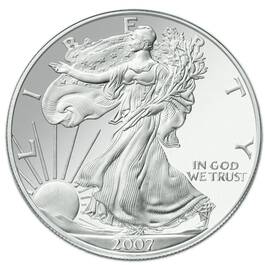 2007 American Eagle Silver Dollar EG3 1