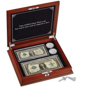1920s one dollar silver coin and currency set DCS b Chest