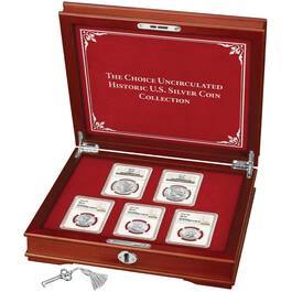 choice uncirculated historic us silver coin collection SCU g Disp