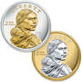 platinum gold highlighted sacagawea dollars NPG a Main