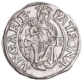 Madonna and Child Silver Coin of the Holy Roman Empire AXC 1