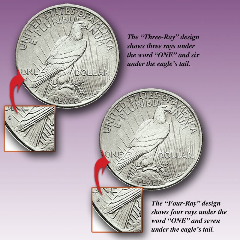 The Only San Francisco Mint Four Ray Silver Dollar PFR 2