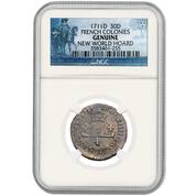 18th century musketeer coin from the new world hoard NWH c Slab