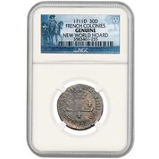 18th century musketeer coin from the new world hoard NWH c Slab