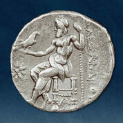 ancient greek alexander the great silver ALX b Coin