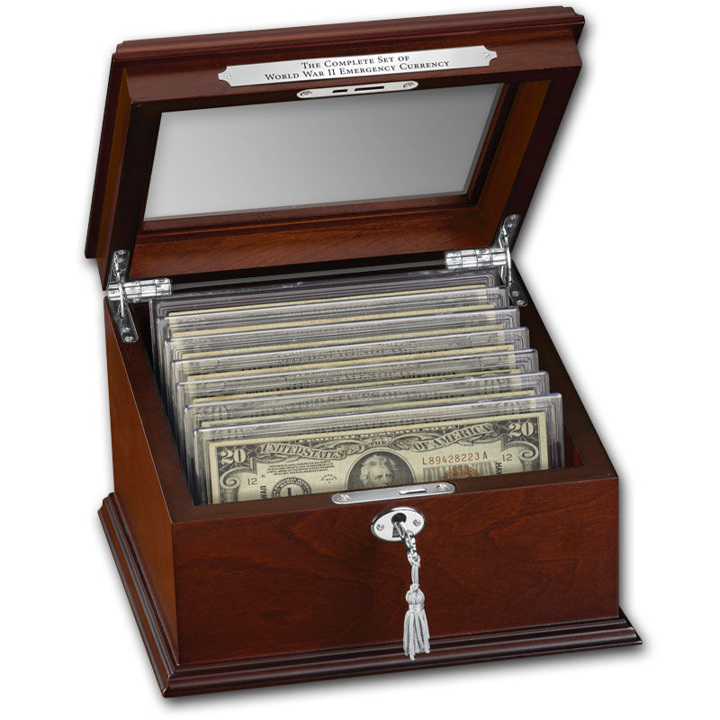 The Complete Set of World War II Emergency Currency AEI 4