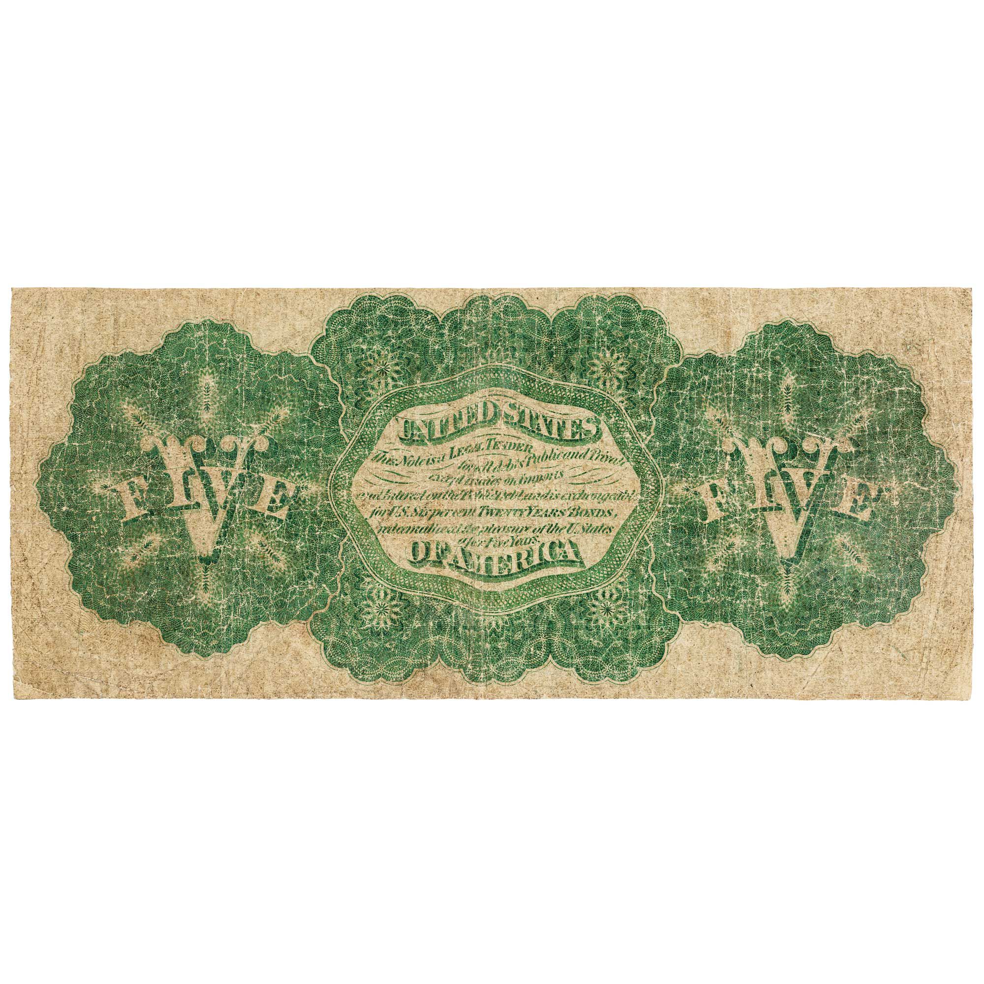 americas first five dollar united states note FLL b Note