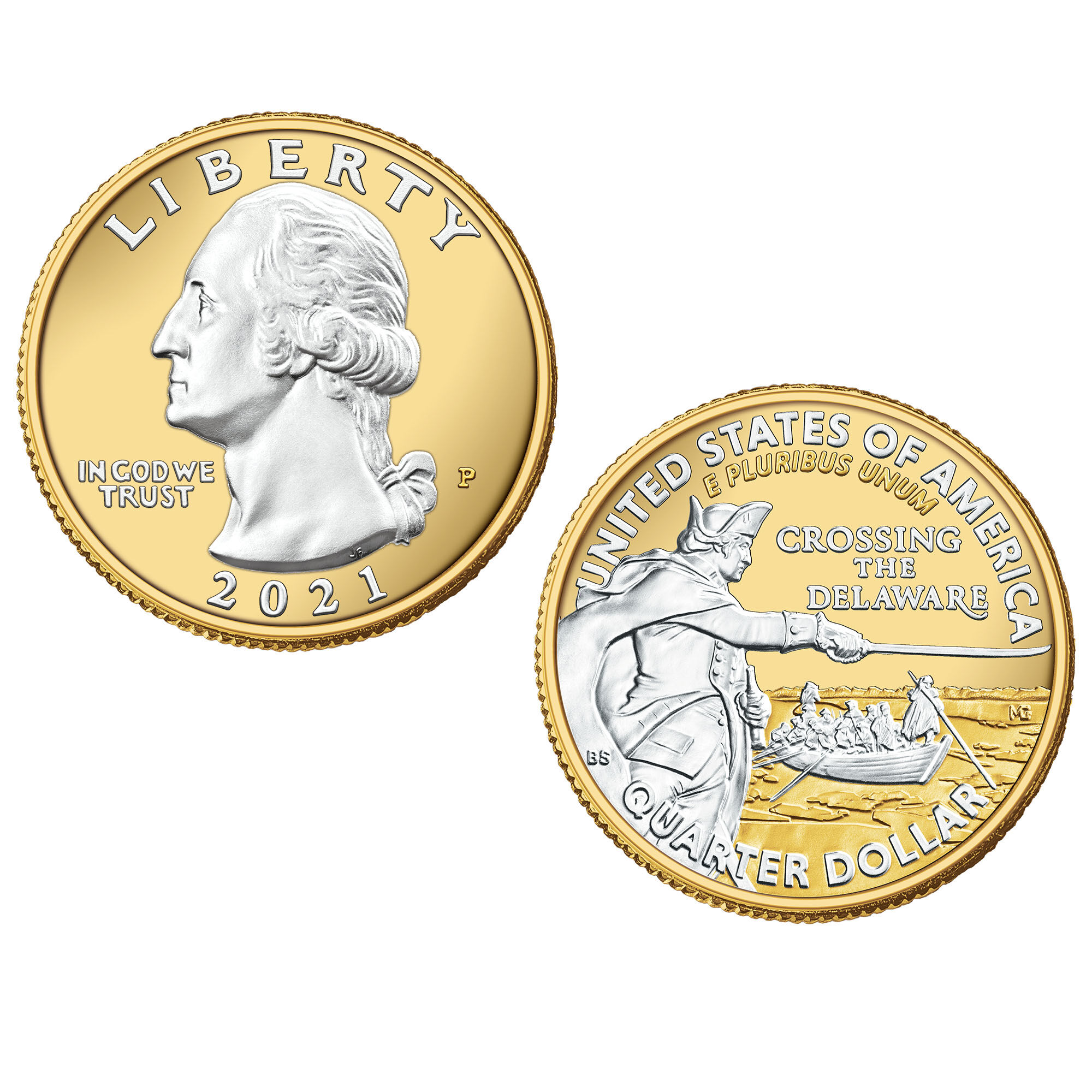 platinum gold highlighted celebrating america APG b Coin