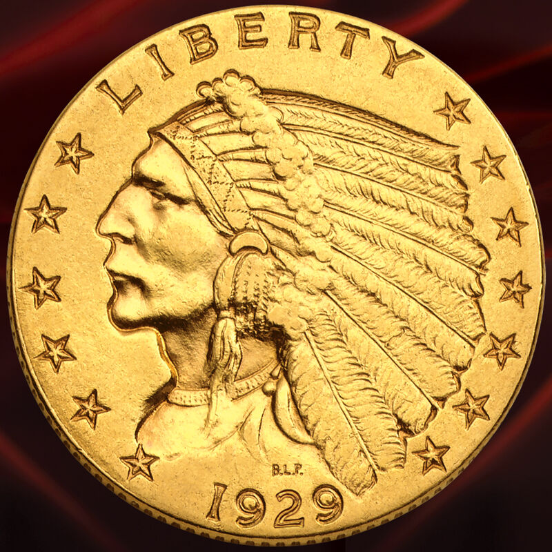 The Complete Indian Head Quarter Eagle Gold Coin Collection GQI 3