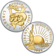 Platinum and Gold Highlighted US Half Dollars HPG 2