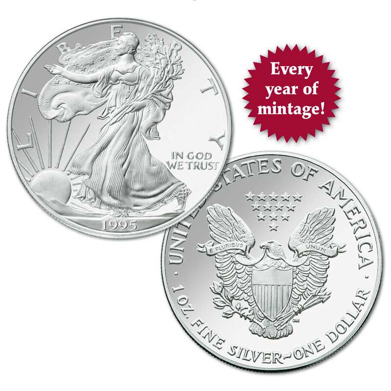 The Certified Uncirculated American Eagle Silver Dollar Collection S69 1