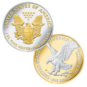 platinum gold highlighted first last american eagles EGP a Main