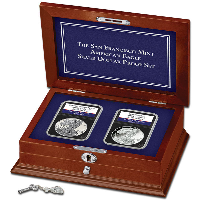The San Francisco American Eagle Silver Dollar Proof Set ESP 5