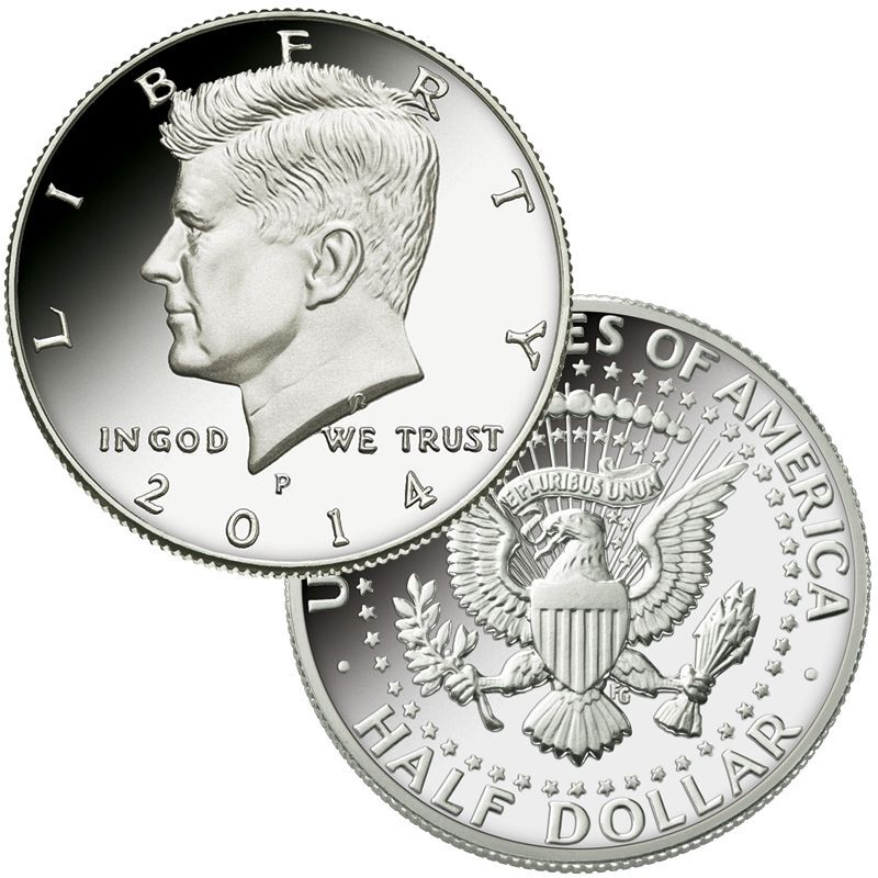 The Complete Kennedy Silver Half Dollar 2014 Collection KFS 3