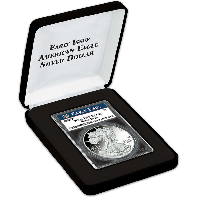 2022 proof flying american eagle silver dollars E22 g Disp
