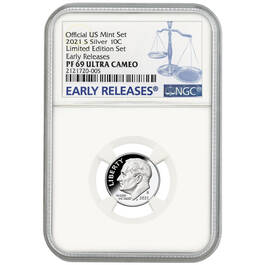 2021 limited edition silver proof coins SPE e Holder