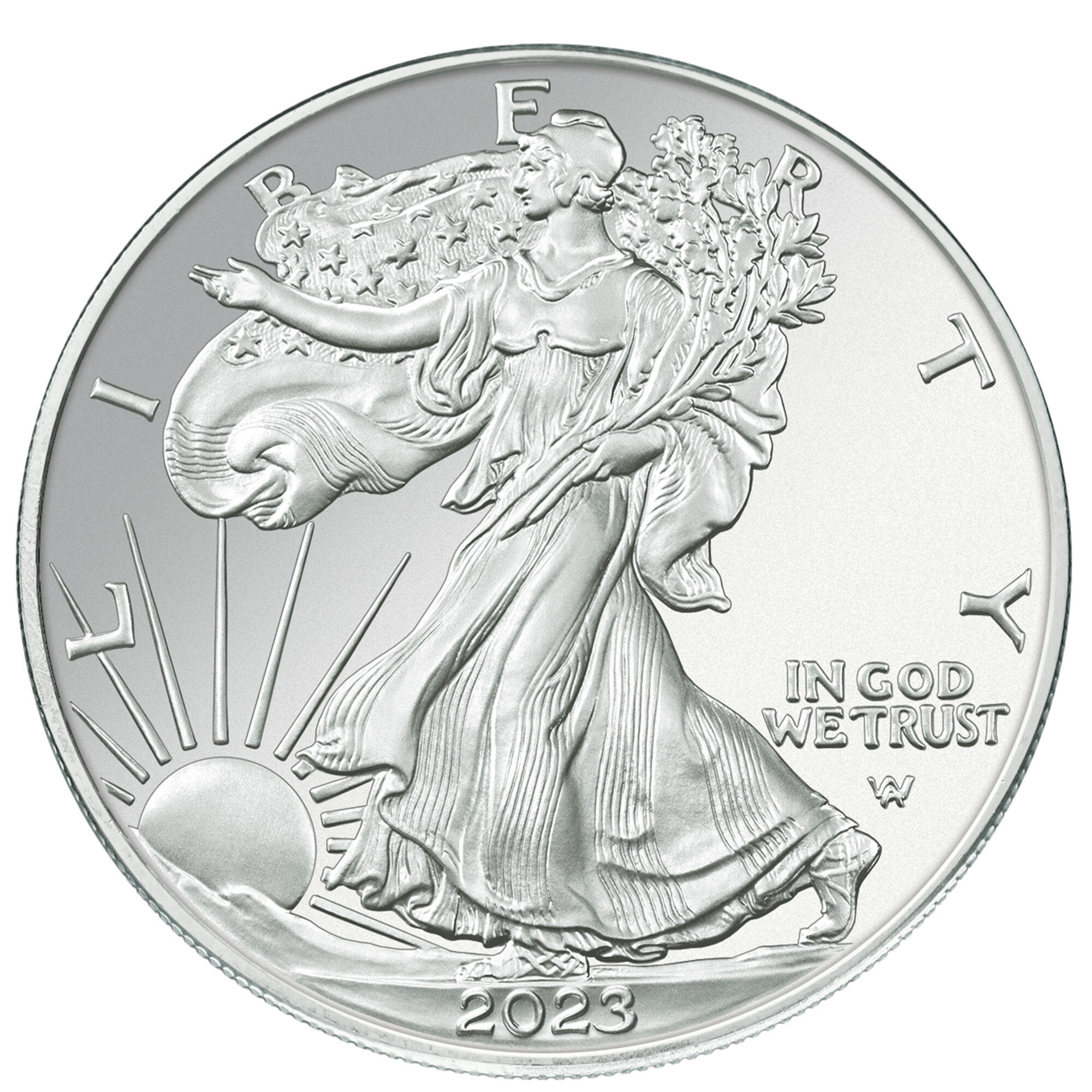 2023 uncirculated american eagle silver dollar U23 b Coin