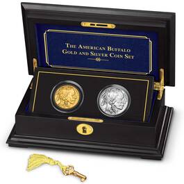 american buffalo gold silver coin set BGS g Display