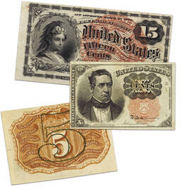 us fractional currency of the civil war era FRA d Notes