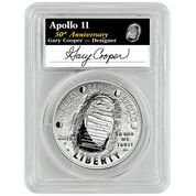 apollo 11 50th anniversary proof silver dollar CSP c Holder