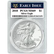 2018 uncirculated american eagle silver dollar U18 a Main