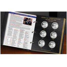 The Complete 30 Year Collection of Proof US American Eagle Silver SPL 6