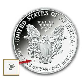 The Philadelphia Mint Proof American Eagle Silver Dollars EPP 4