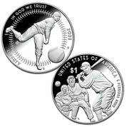 negro leagues privy mark proof silver dollar NLC a Main