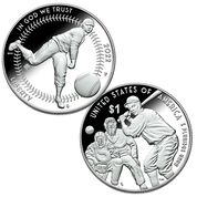 negro leagues privy mark proof silver dollar NLC a Main