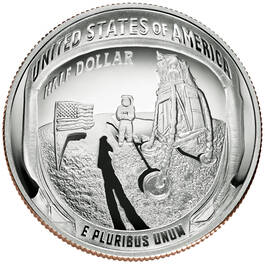 apollo 11 50th anniversary proof half dollar CSW d Coin