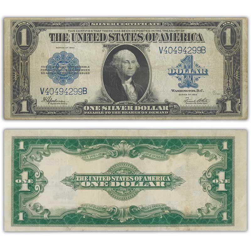 The Complete Large Size One Dollar Silver Certificate Collection SLL 2