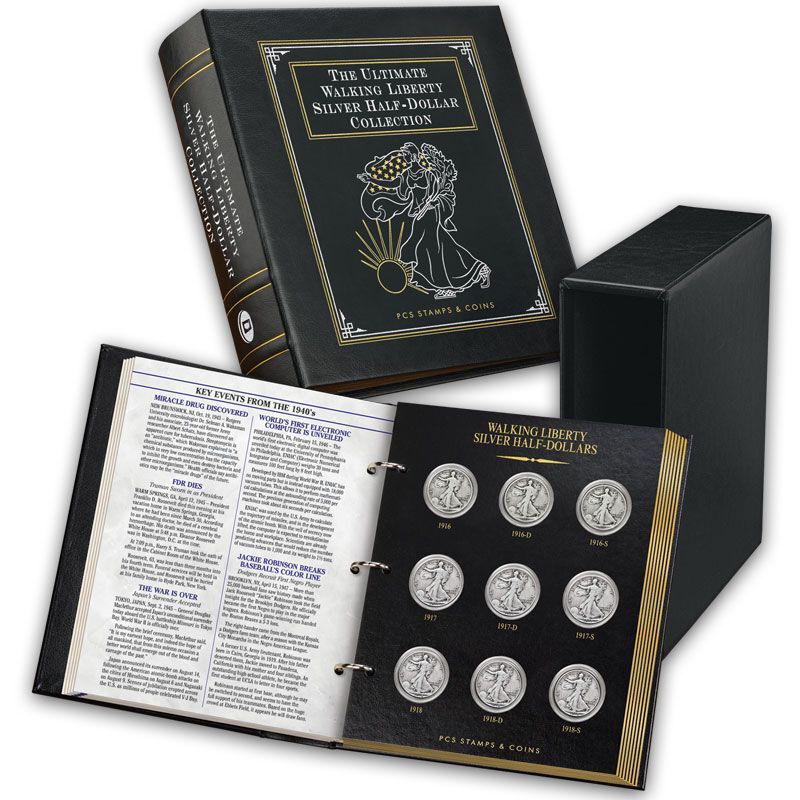 The Ultimate Walking Liberty Silver Half Dollar Collection WHA 3