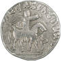 ancient king azes silver drachm AAZ a Main