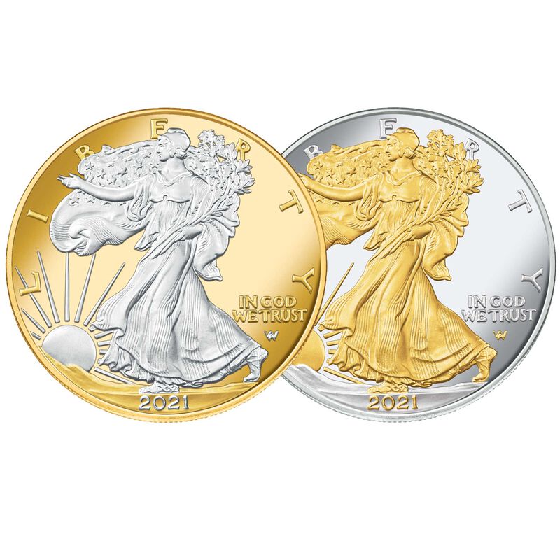 platinum gold highlighted first last american eagles EGP b Coin