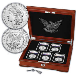 100th anniversary mint set of morgan silver dollars MMG a Main