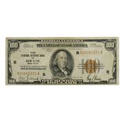 Depression Era High Value US Currency HDN 2