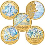 Holographic American Innovation Dollar Coins INH 1