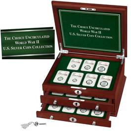 choice uncirculated ww2 us silver coin collection WU2 d Disp