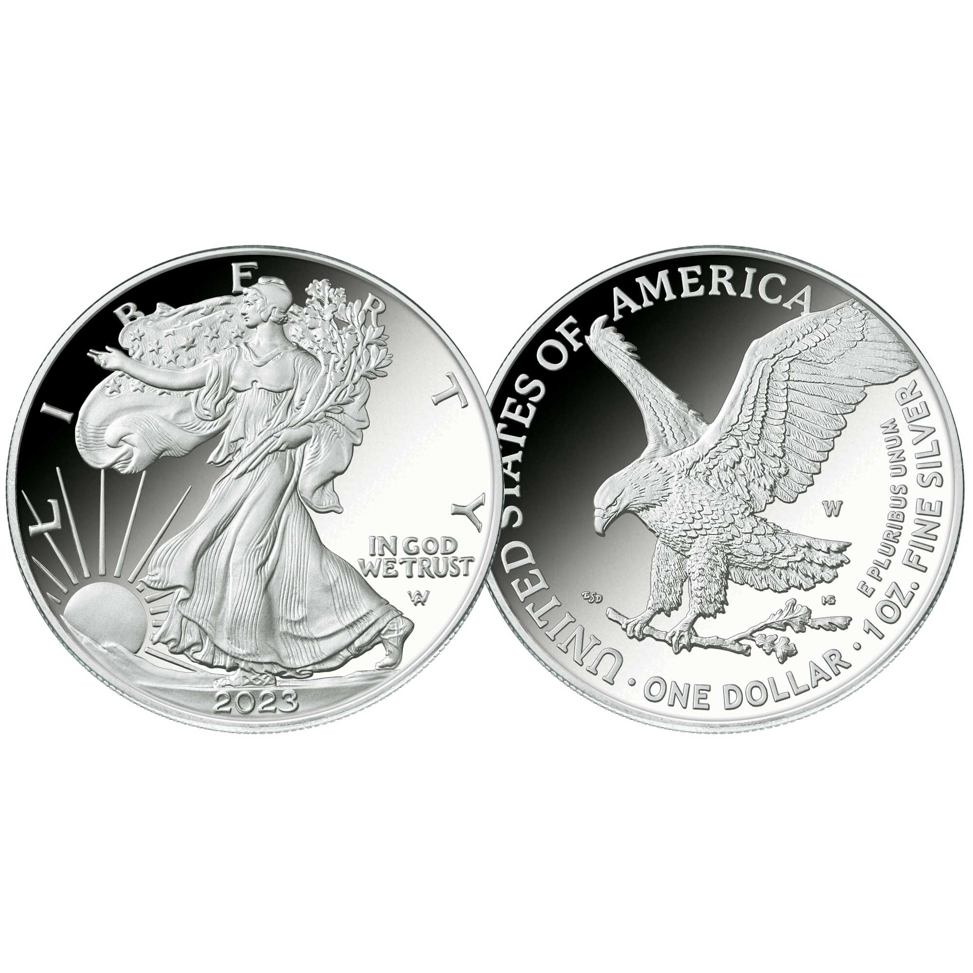 perfect 10 set of 2023 american eagle silver dollars ENX d Coins