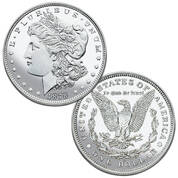 uncirculated us morgan silver dollars of the 19th UMN b Coin