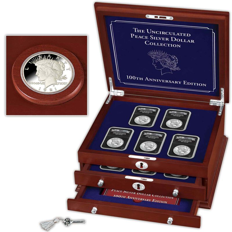 The Uncirculated Peace Silver Dollar Collection 100th Anniversary Edition