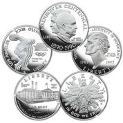 The Proof US Silver Dollar Collection CMS 2