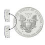 2008 american eagle silver dollar reverse of 2007 ER7 c Goof